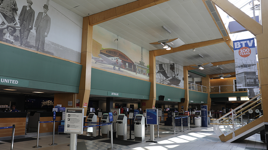 Burlington International Airport Airline Ticket Counters