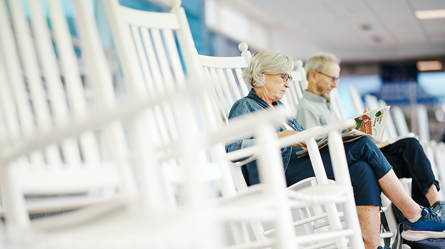 Enjoy a moment overlooking the Vermont Green Mountains at Leahy BTV. Fly local and save. Fly BTV.